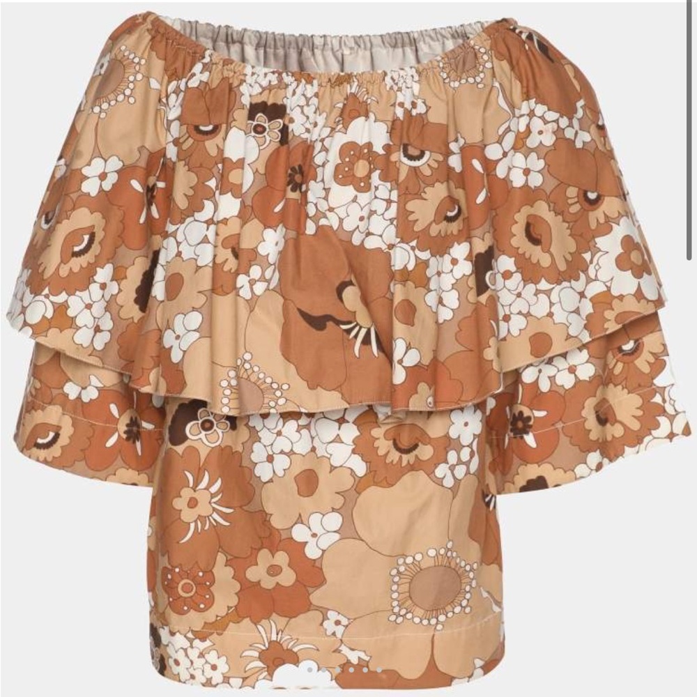 Chloe Cotton Off The Shoulder Top S